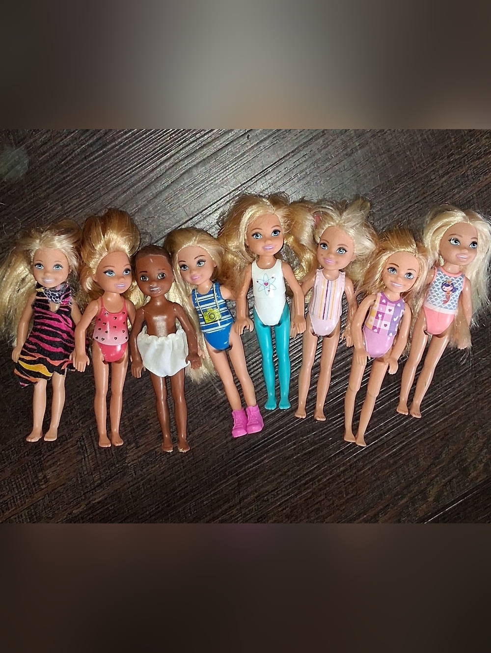 Barbie Chelsea Dolls Mixed Color 8-Pack - Kids Toys